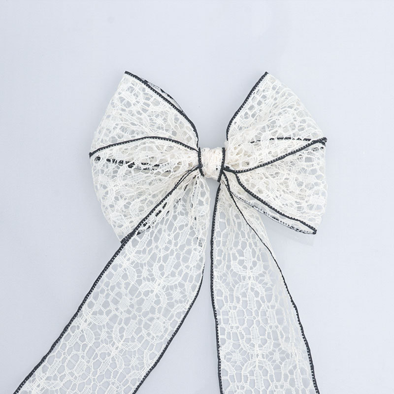 Cinta de Encaje Transparente con Borde Negro para Manualidades - Mayorista para Importadores - Decoración de Regalos, Lazos y Flores