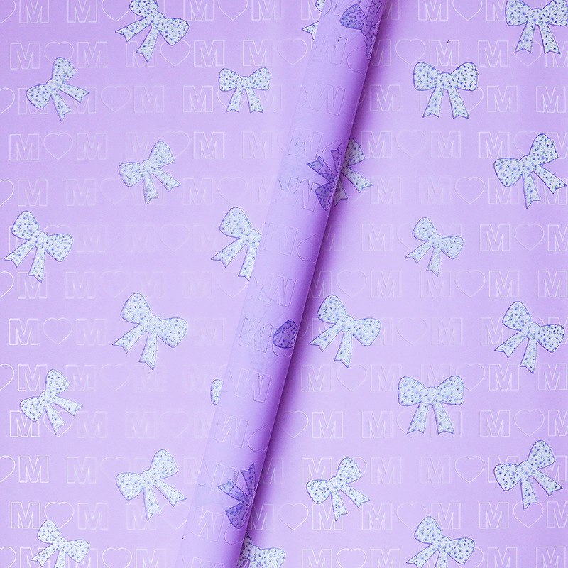 Papel Artístico Impermeable para Flores con Moños de Mariposa - Diseño Fenghua para Arreglos Florales (Mayoreo)-ywys