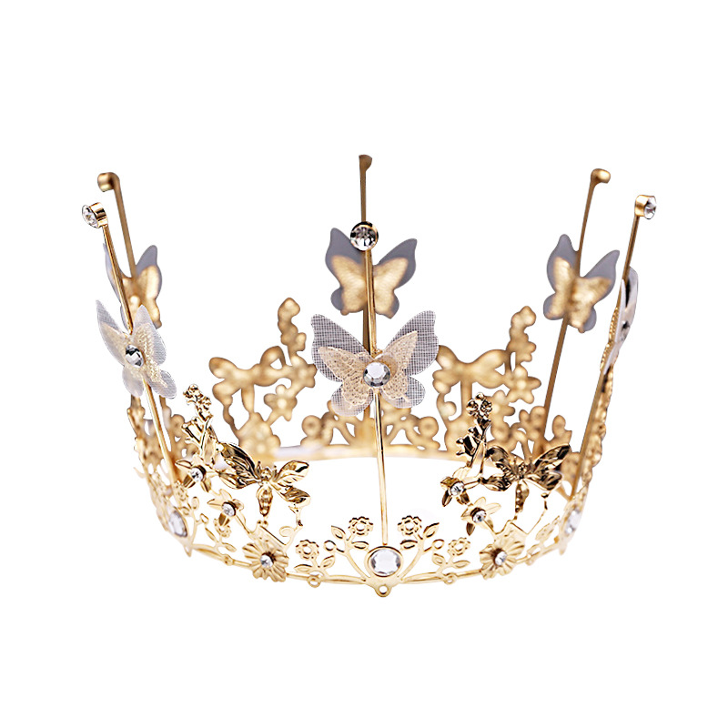 Lámpara de regalo de cumpleaños de hada princesa con corona de decoración de pastel con purpurina de malla（27#）-ywys