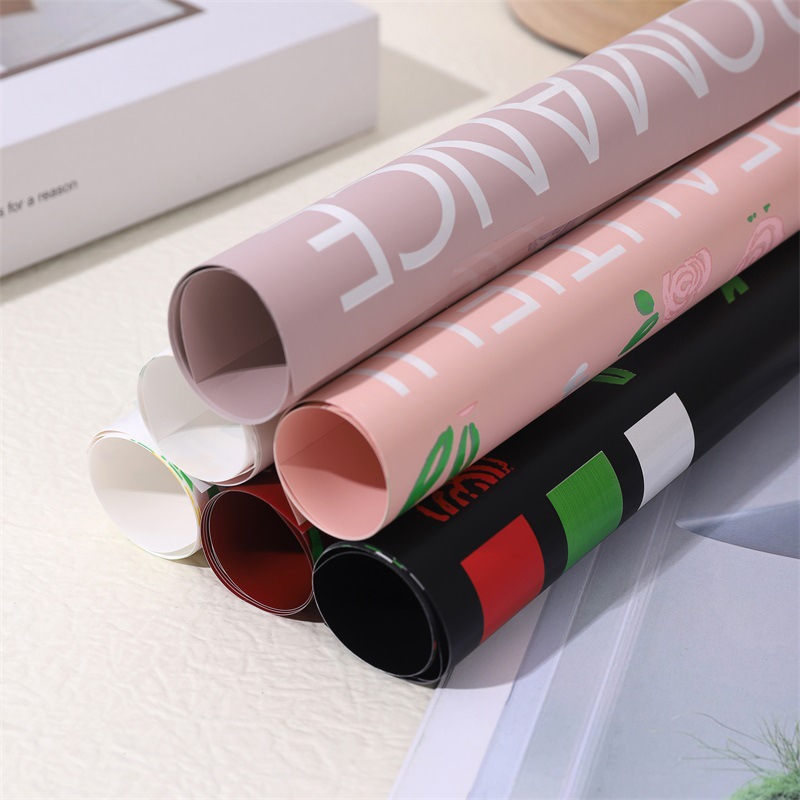 Confesión de amor Papel Ouya Papel de flores para envolver el día de San Valentín（66#）