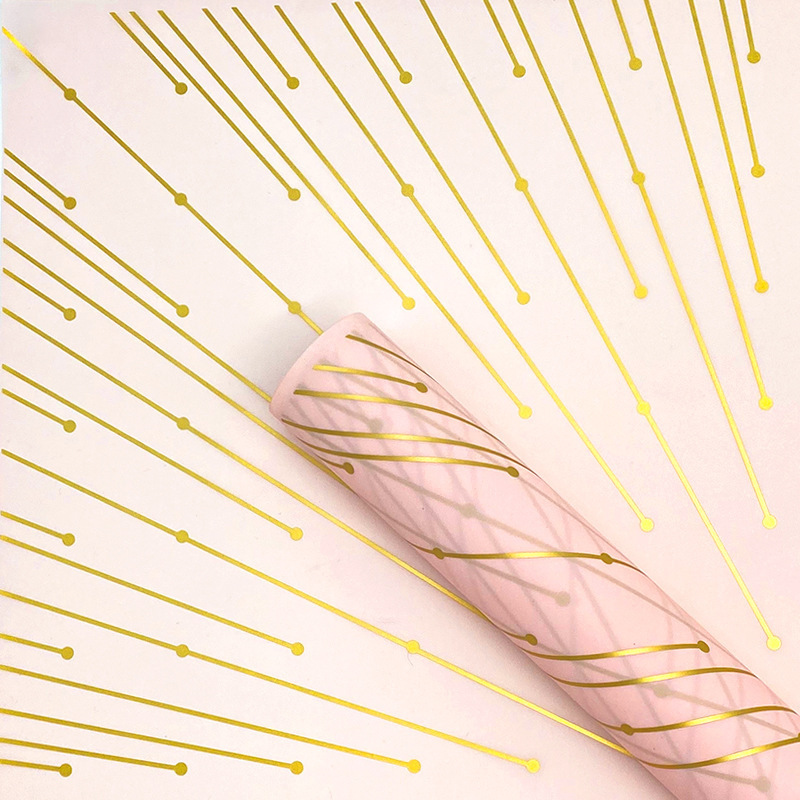 Papel Coreano "Pequeña Felicidad" para Rosas - Impermeable, Textura Suave - Fábrica Directa