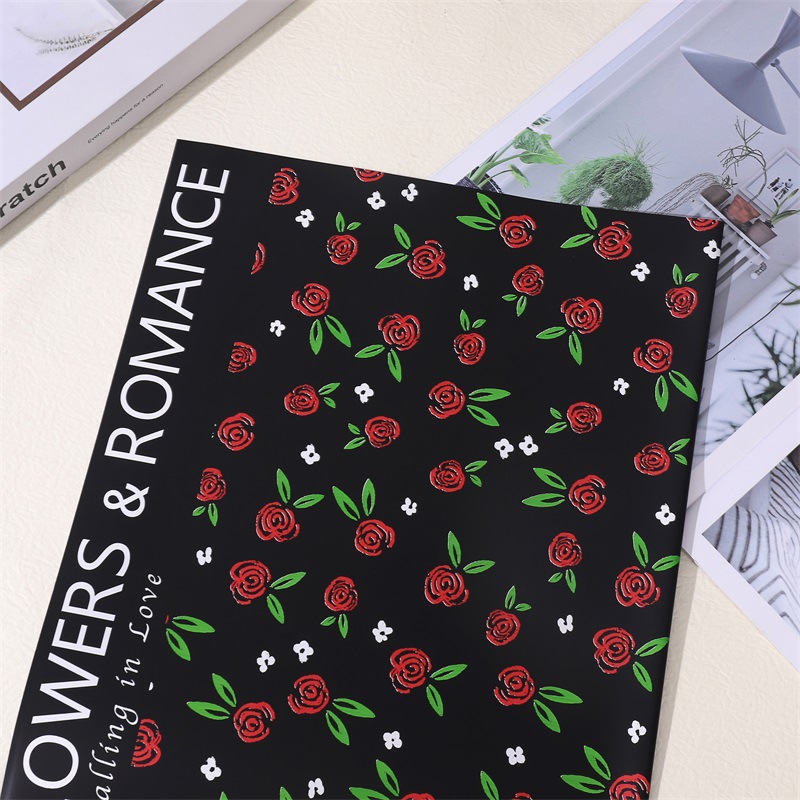 Confesión de amor Papel Ouya Papel de flores para envolver el día de San Valentín（66#）