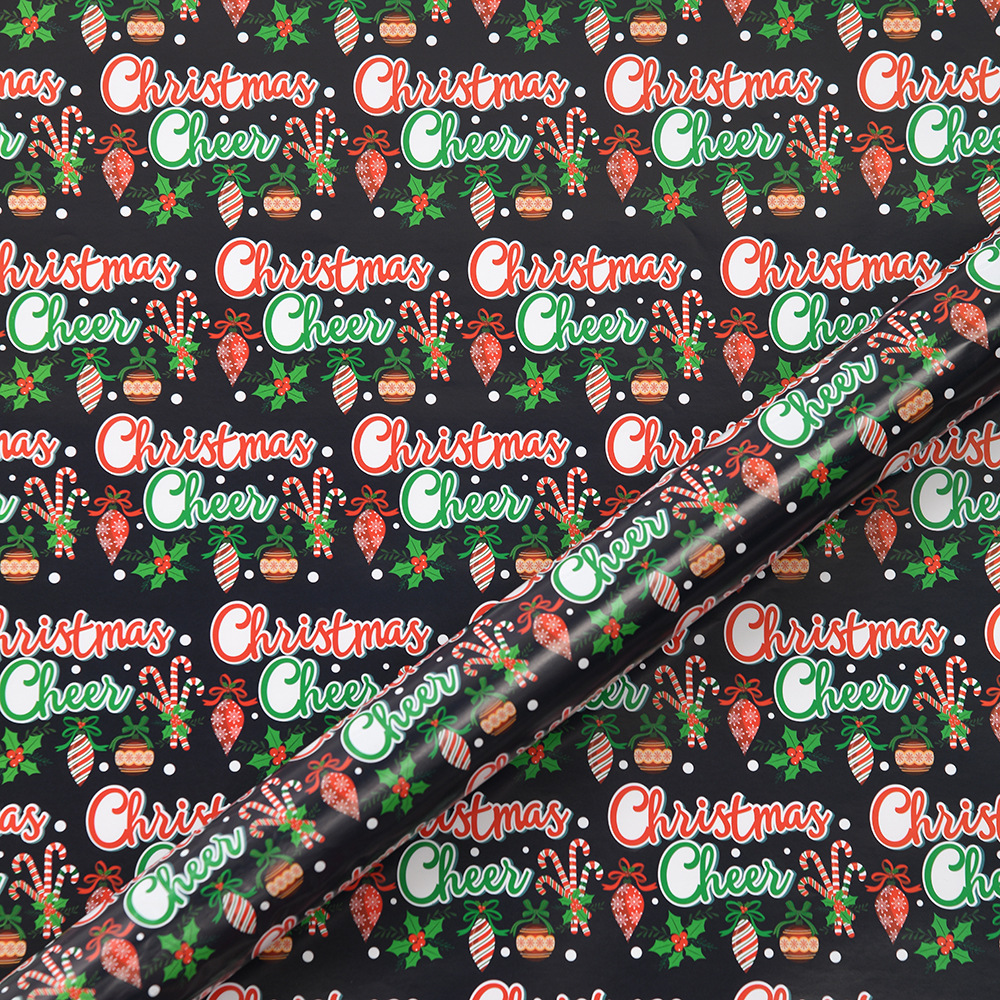 Papel de Regalo Navideño de Papel Couché con Estampados - Ideal para DIY y Regalos | Venta al por Mayor-ywys