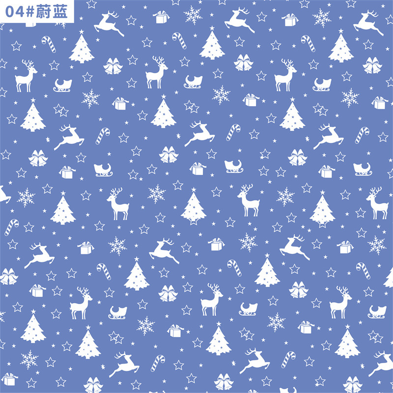 Papel de Regalo Navideño con Diseños de Renos y Campanas - Para Ramos Florales y Cajas de Regalo 