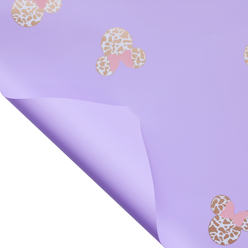 Papel Kraft 100g con Mickey Mouse - Envoltura Ecológica para Flores (Diseño Vintage) | Mayoreo México-ywys