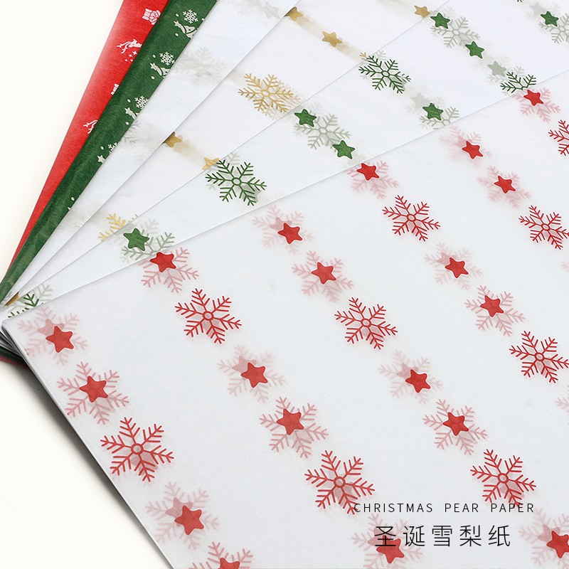 Papel de Sedá Navideño para Manzanas de Nochebuena - Material para Floristería y DIY