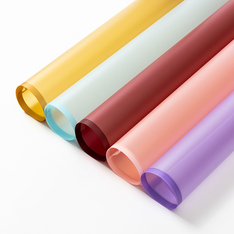 Papel de regalo de flores con película nacarada（15#）
