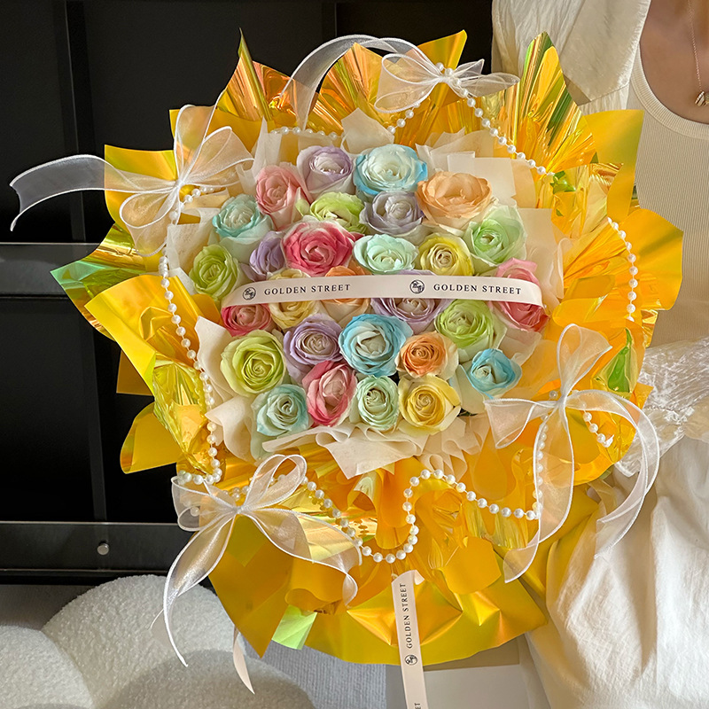 Papel de Envoltura para Flores "Luz del Reino Mágico" - Película Iridescente