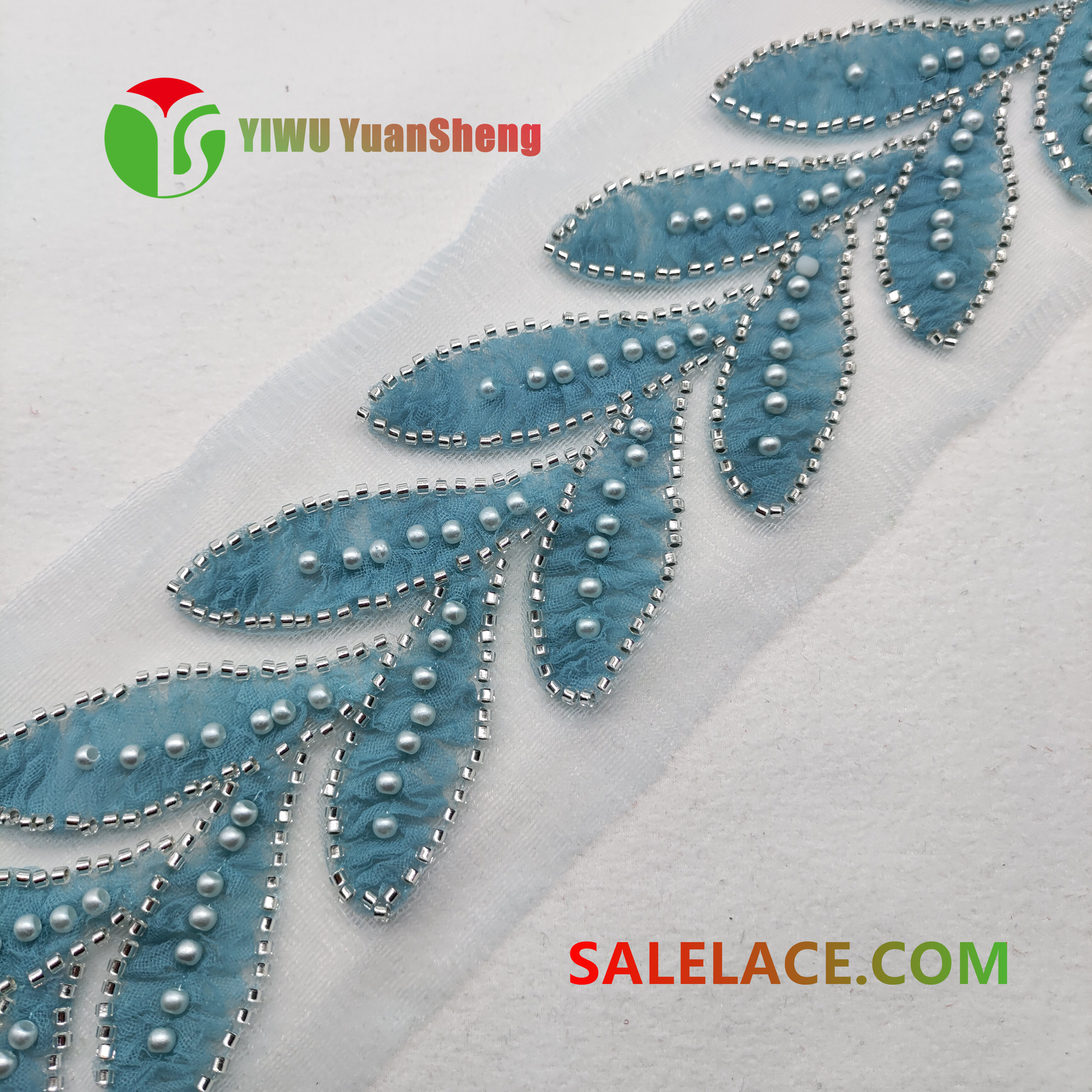 Glass bead mesh lace YS533#