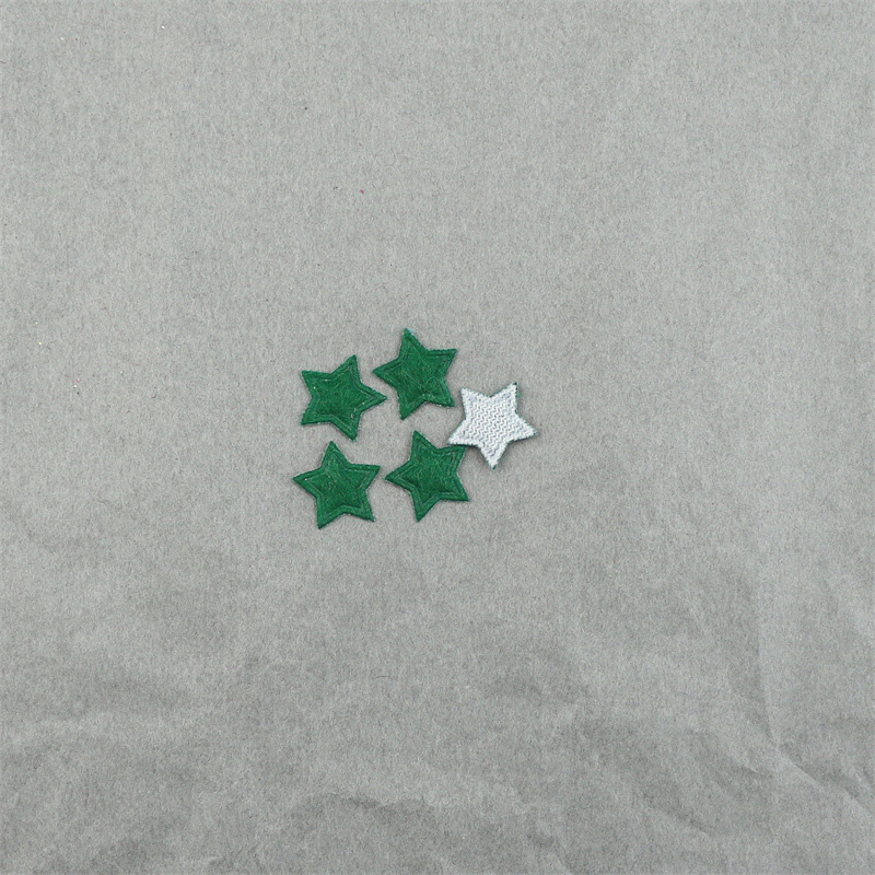 Estrellas Mini de Fieltro de 1.3cm con Estampado - Componentes para Fabricación de Accesorios de Pelo, Manualidades y Decoración - Proveedor Mayorista