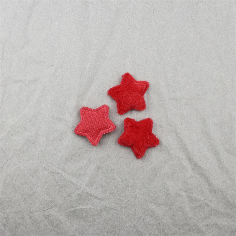 Estrellas de Piel Sintética de 2.8cm - Componentes para Fabricación de Accesorios de Pelo, Ropa de Muñecas y Manualidades - Proveedor Mayorista