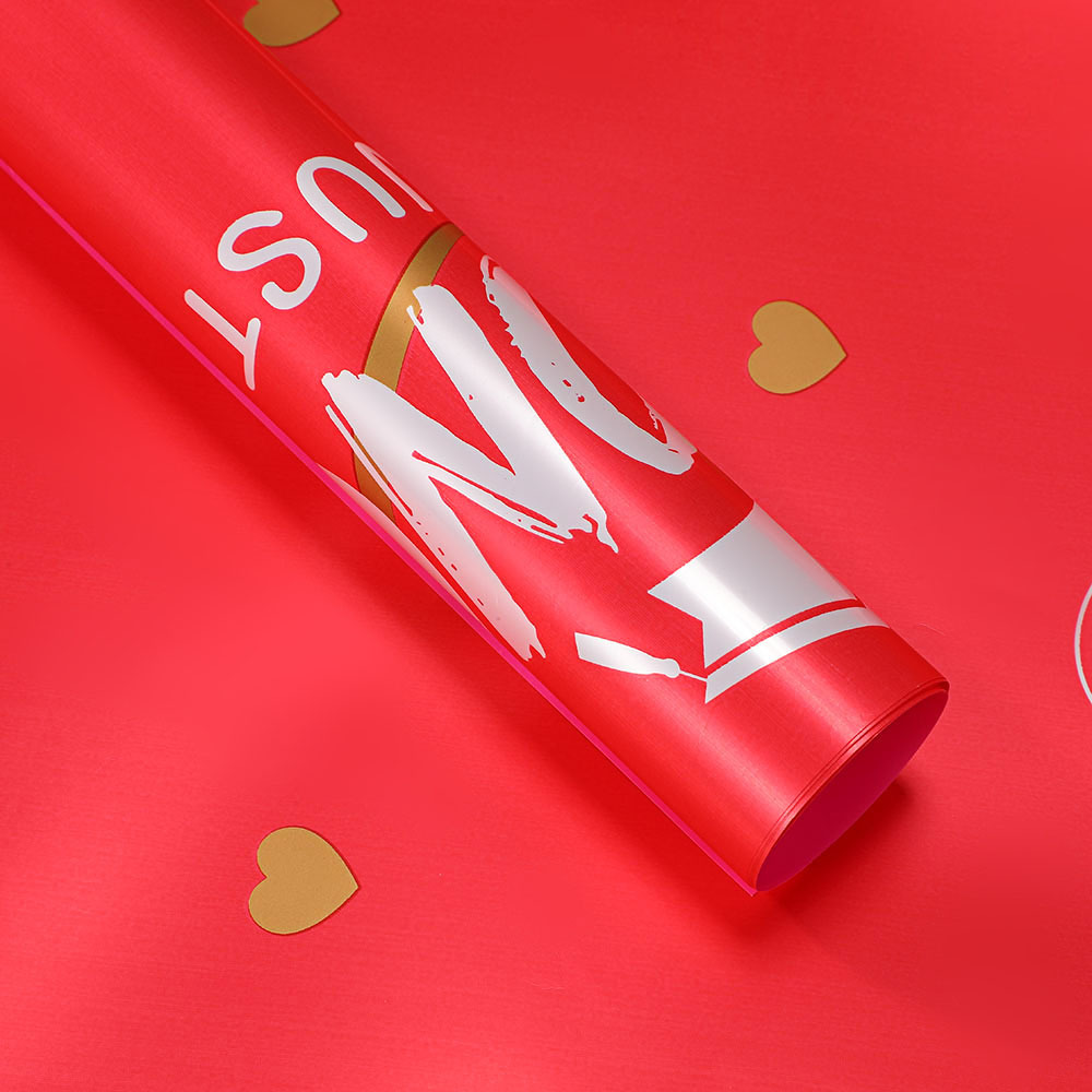 Papel para Flores de Lujo con Diseño Bicolor e Impresión Inglesa - Estilo Europeo Elegante (Tipo Ouya) - Nuevo Diseño 2024 Impermeable - Venta al por Mayor para Floristerías