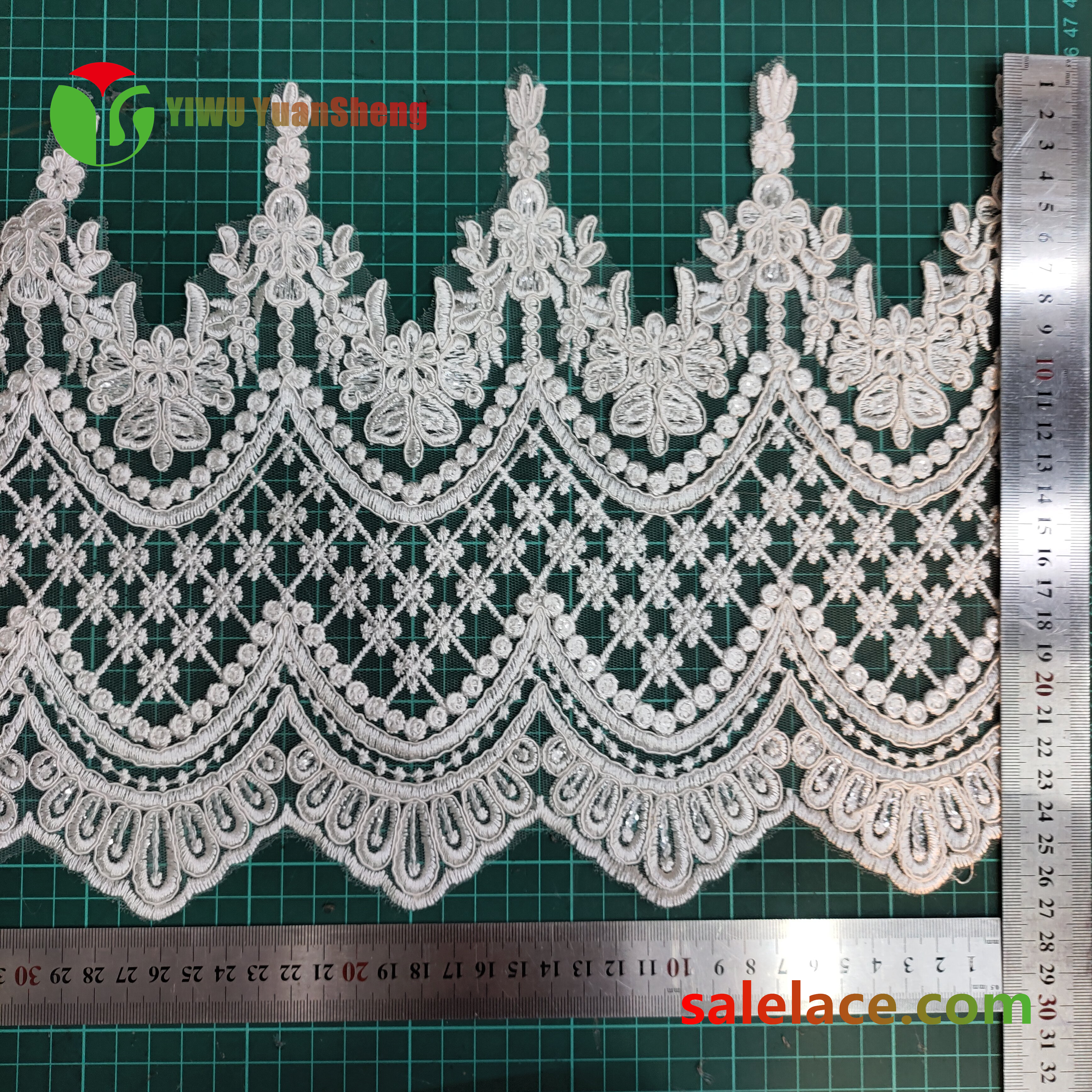 Cord mesh tulle lace YS3036#