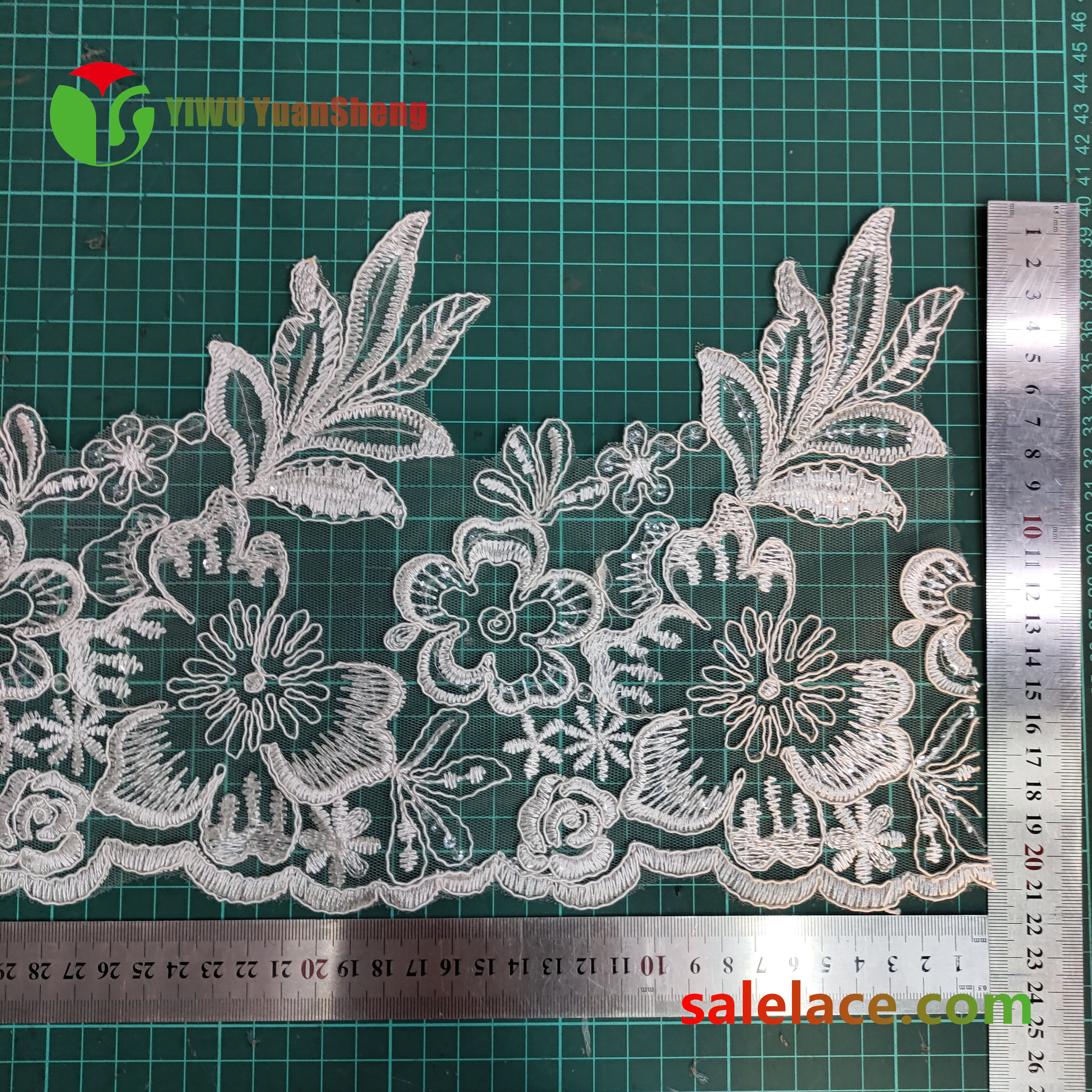 Cord mesh tulle lace YS3038#