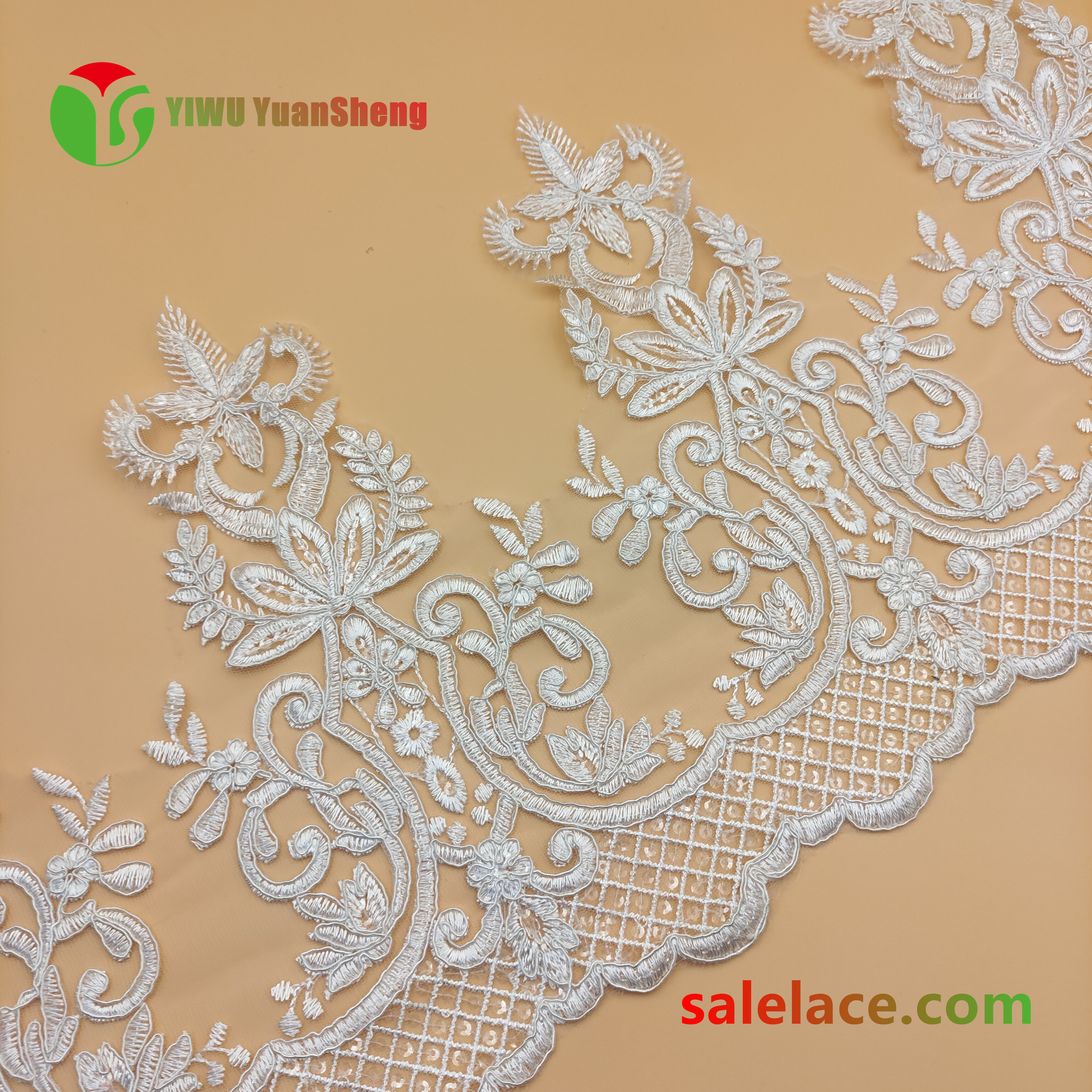 Cord mesh tulle lace YS3042#