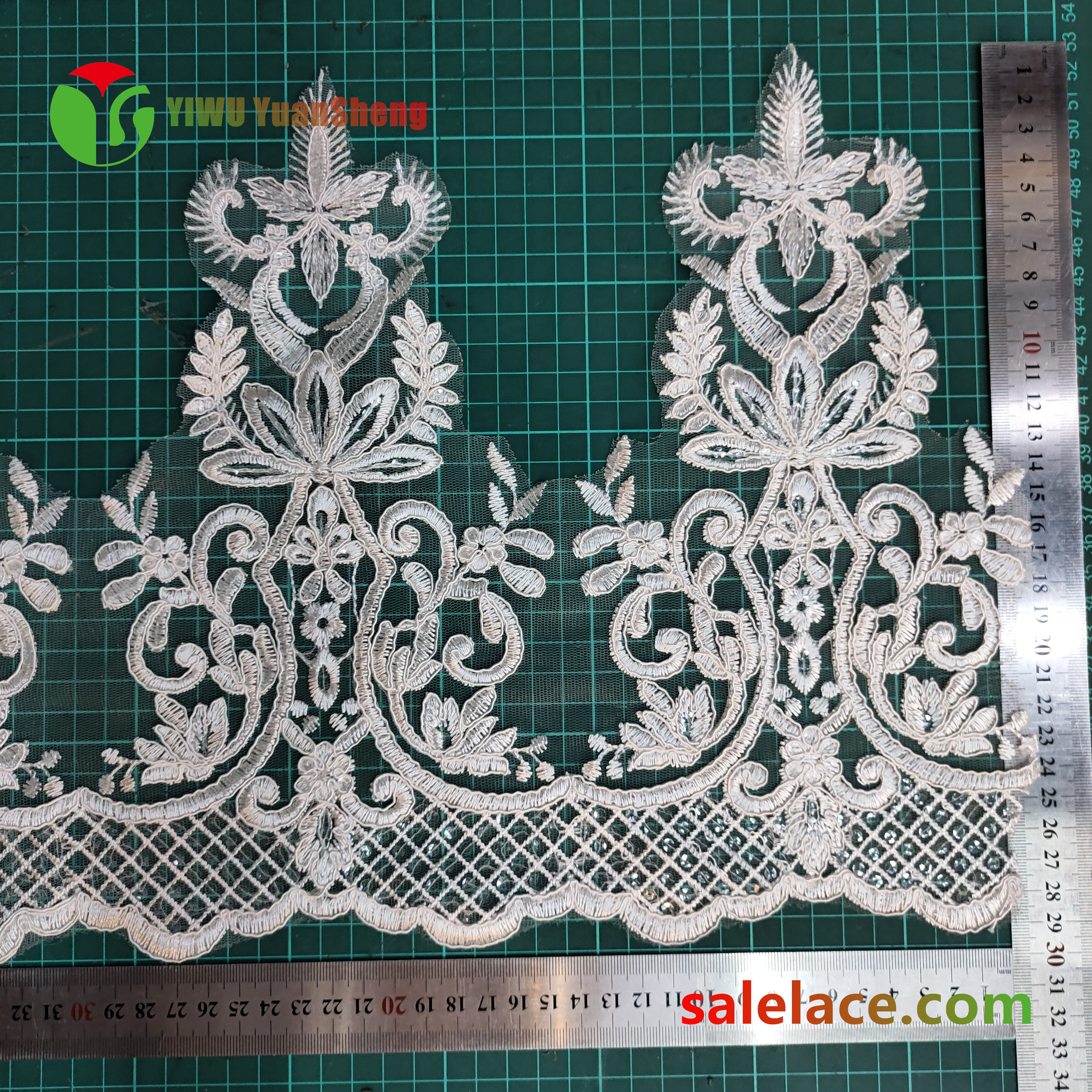 Cord mesh tulle lace YS3042#