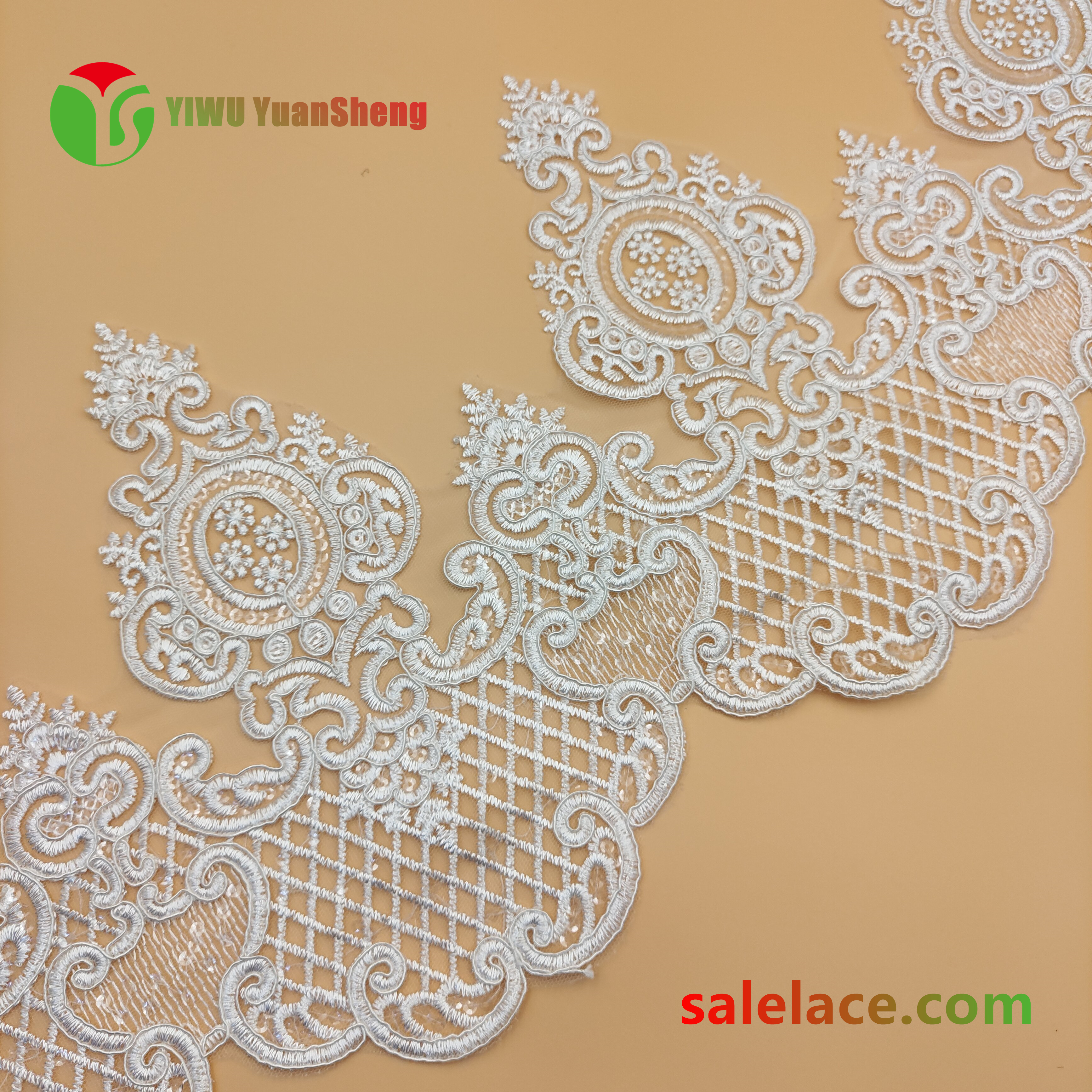 Cord mesh tulle lace YS3044#