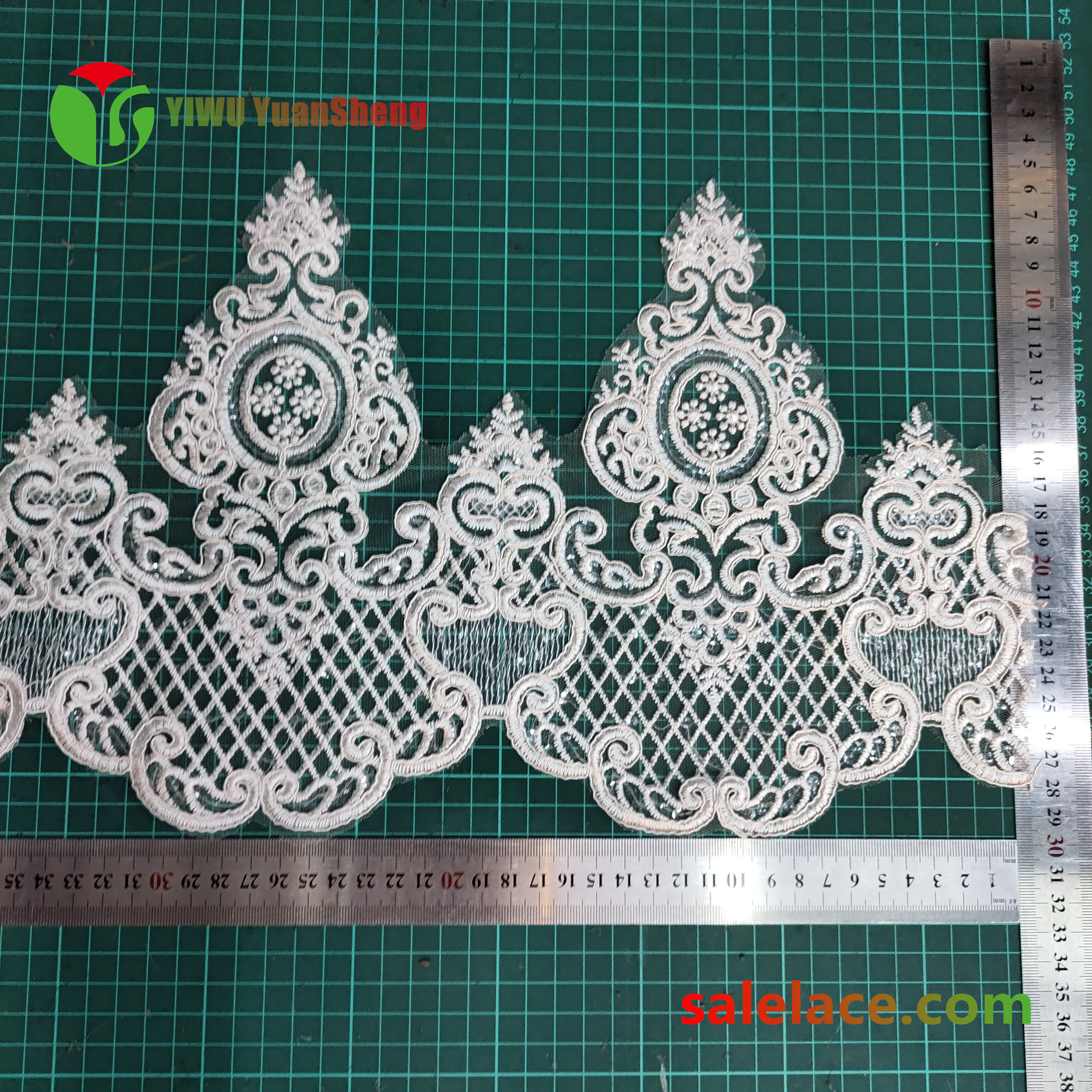 Cord mesh tulle lace YS3044#