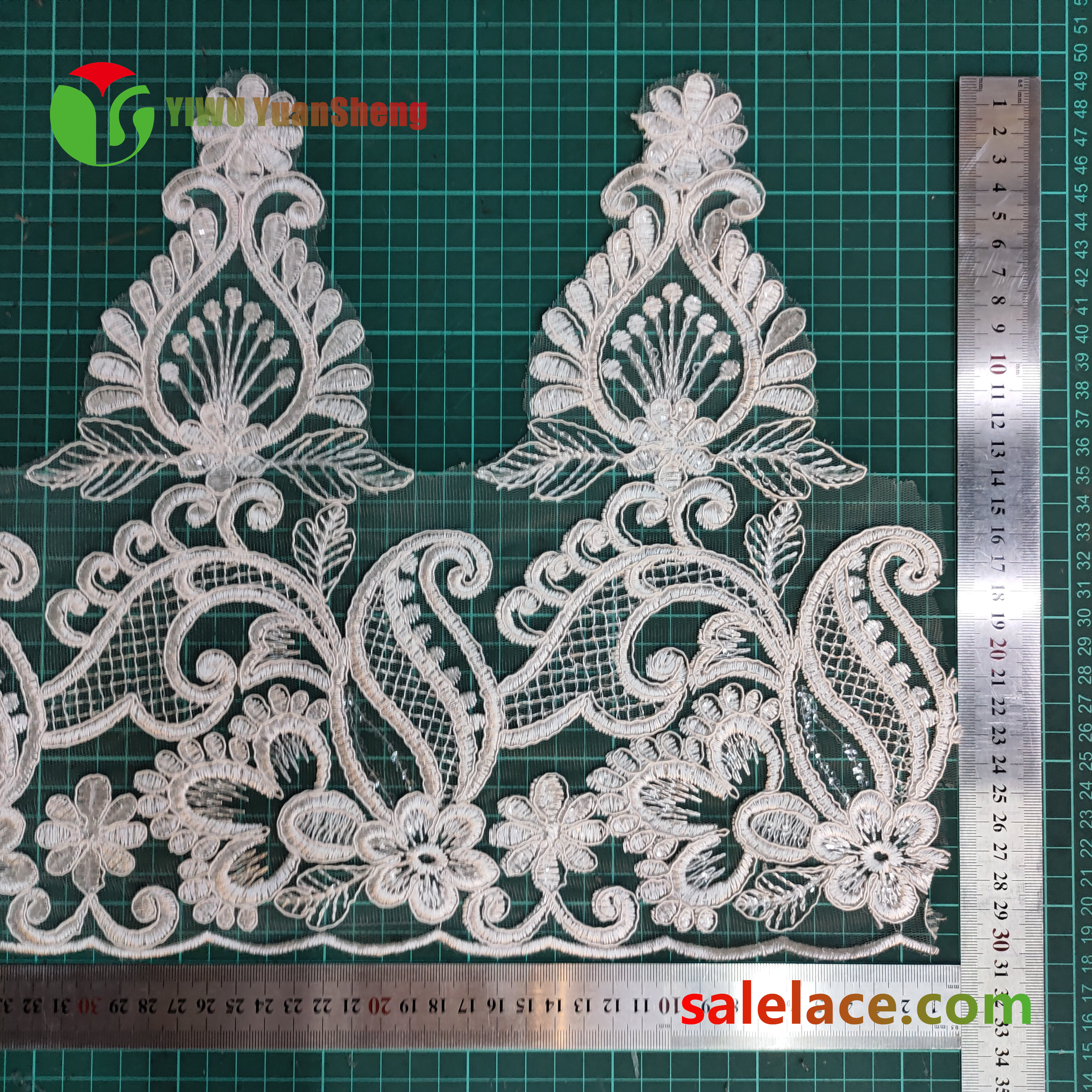 Cord mesh tulle lace YS3052#