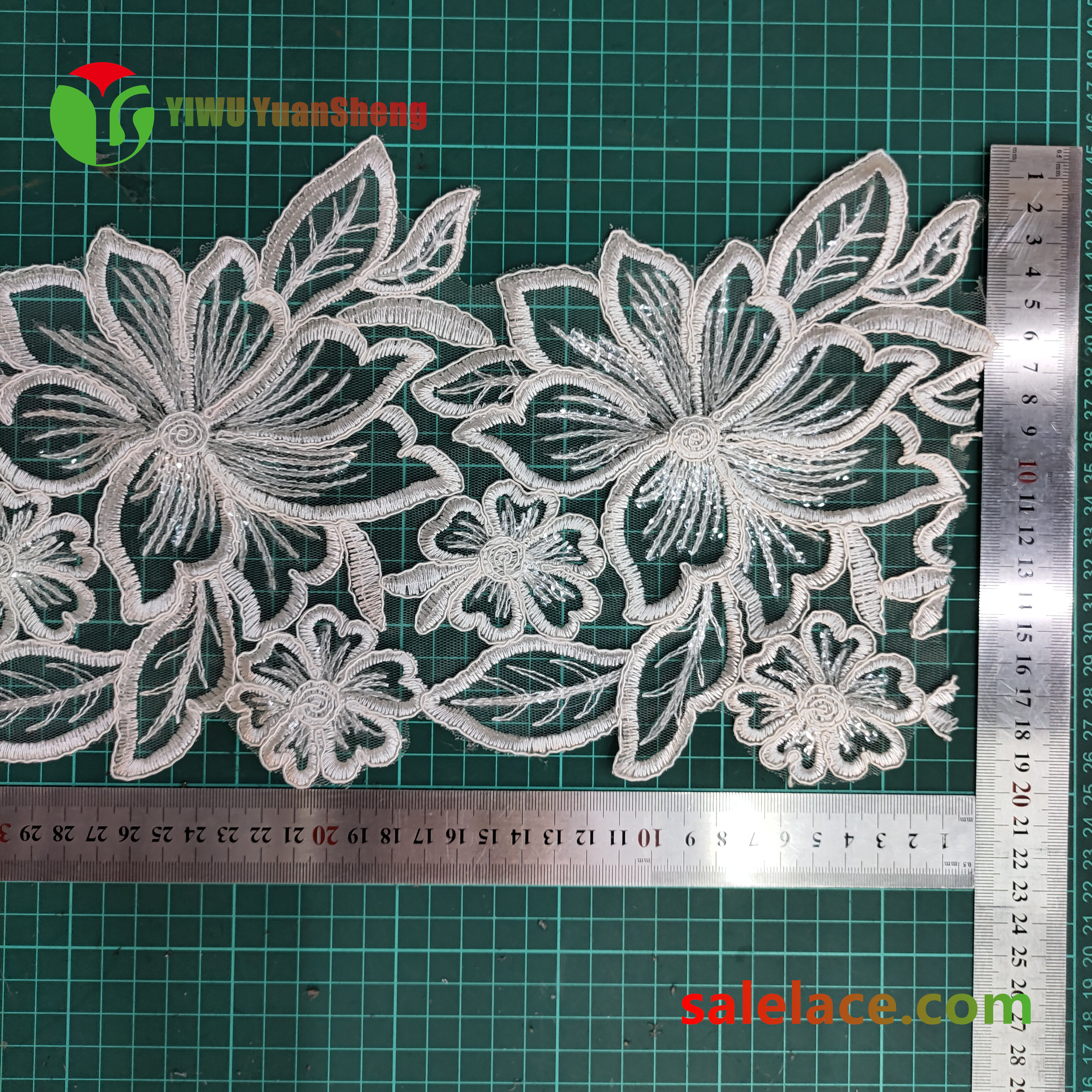 Cord mesh tulle lace YS3059#