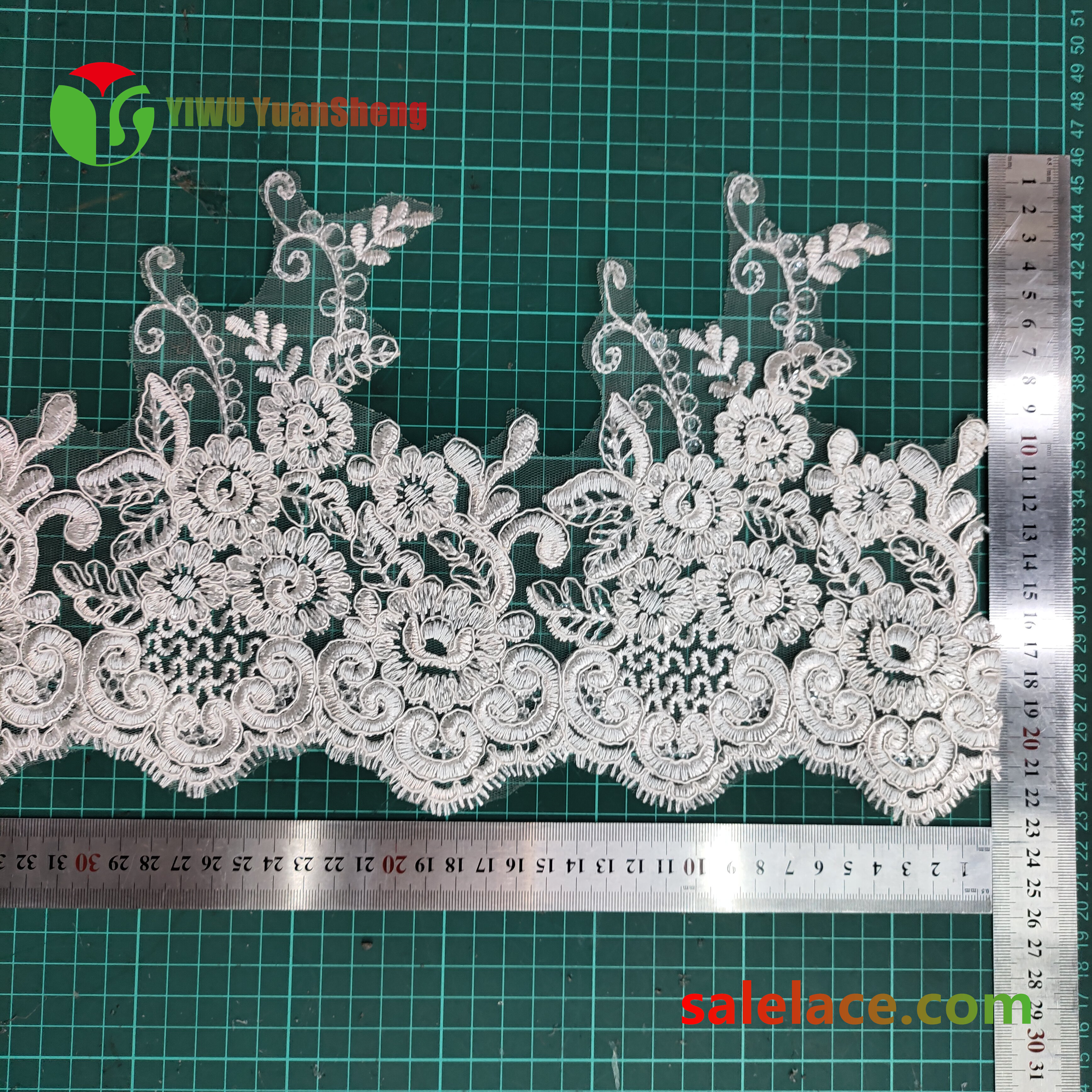 Cord mesh tulle lace YS3067#