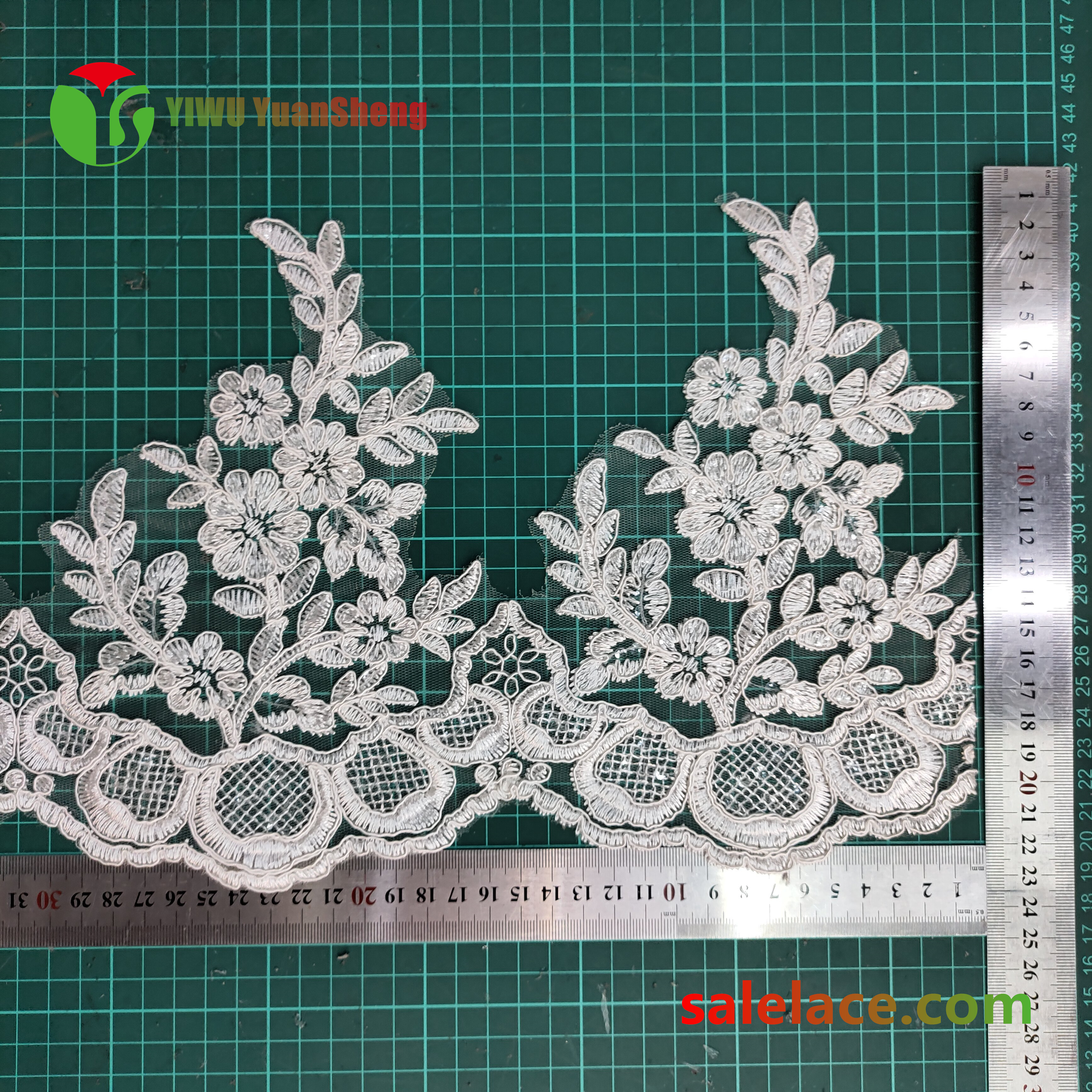 Cord mesh tulle lace YS3071#