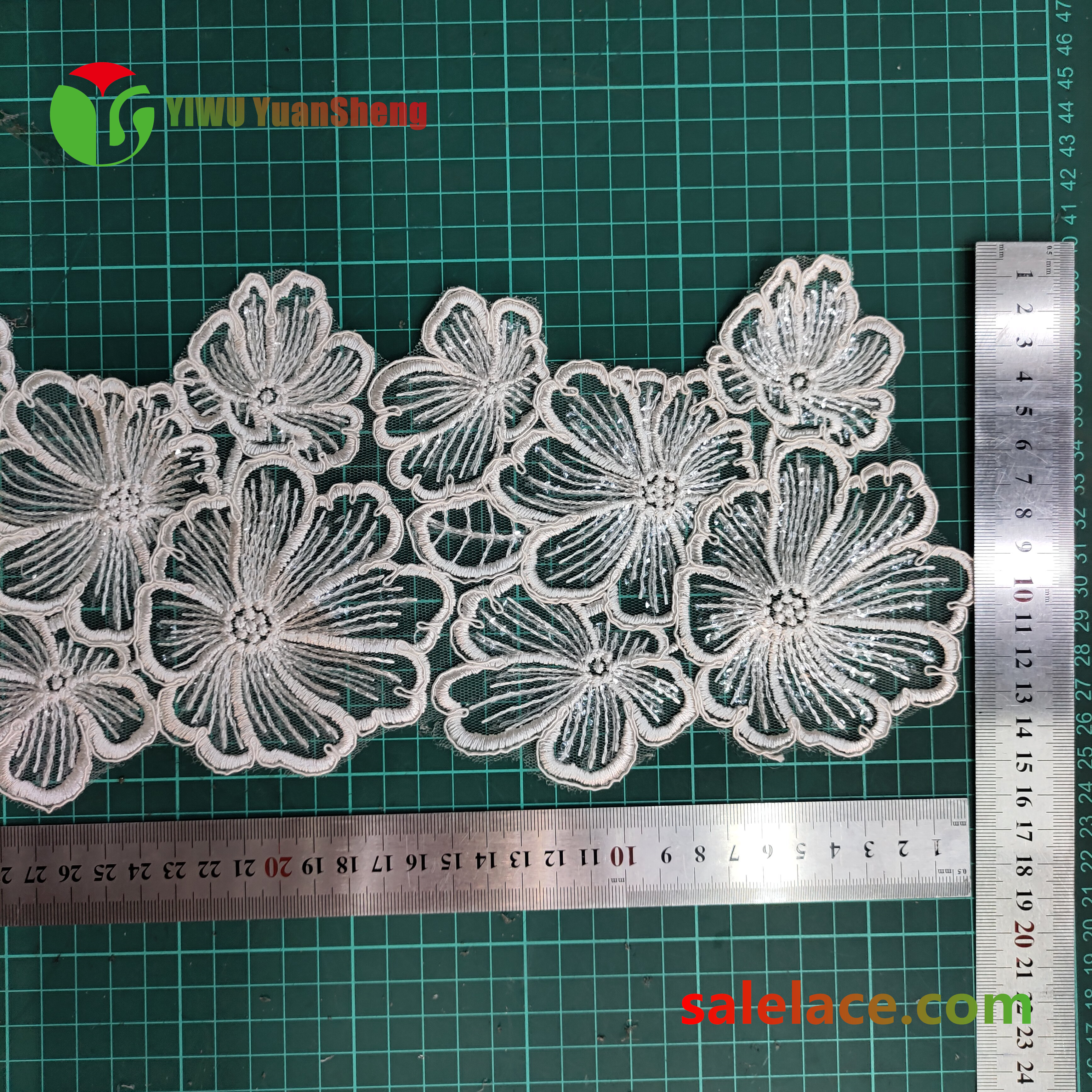 [Copy]Cord mesh tulle lace YS3073#