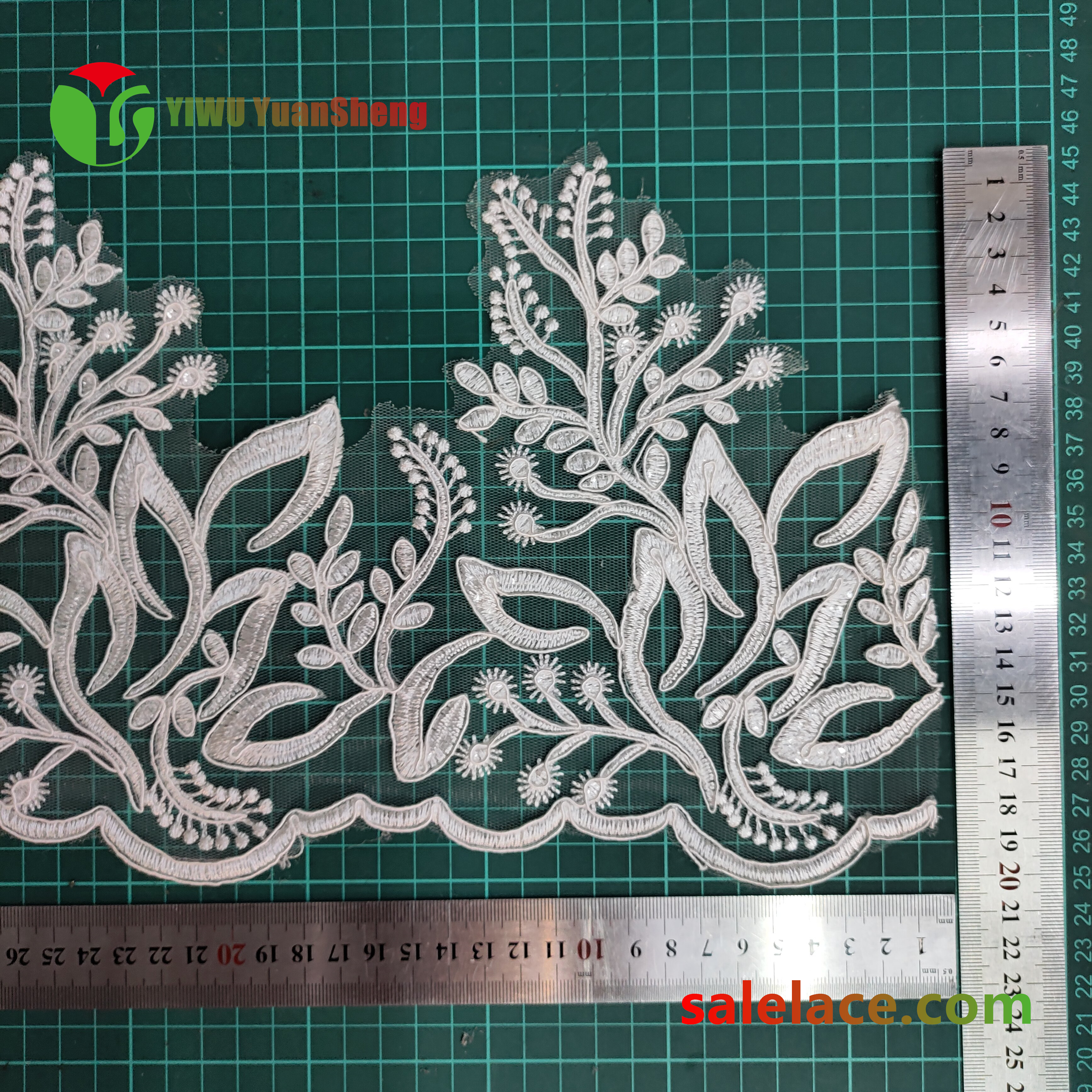 Cord mesh tulle lace YS3077#