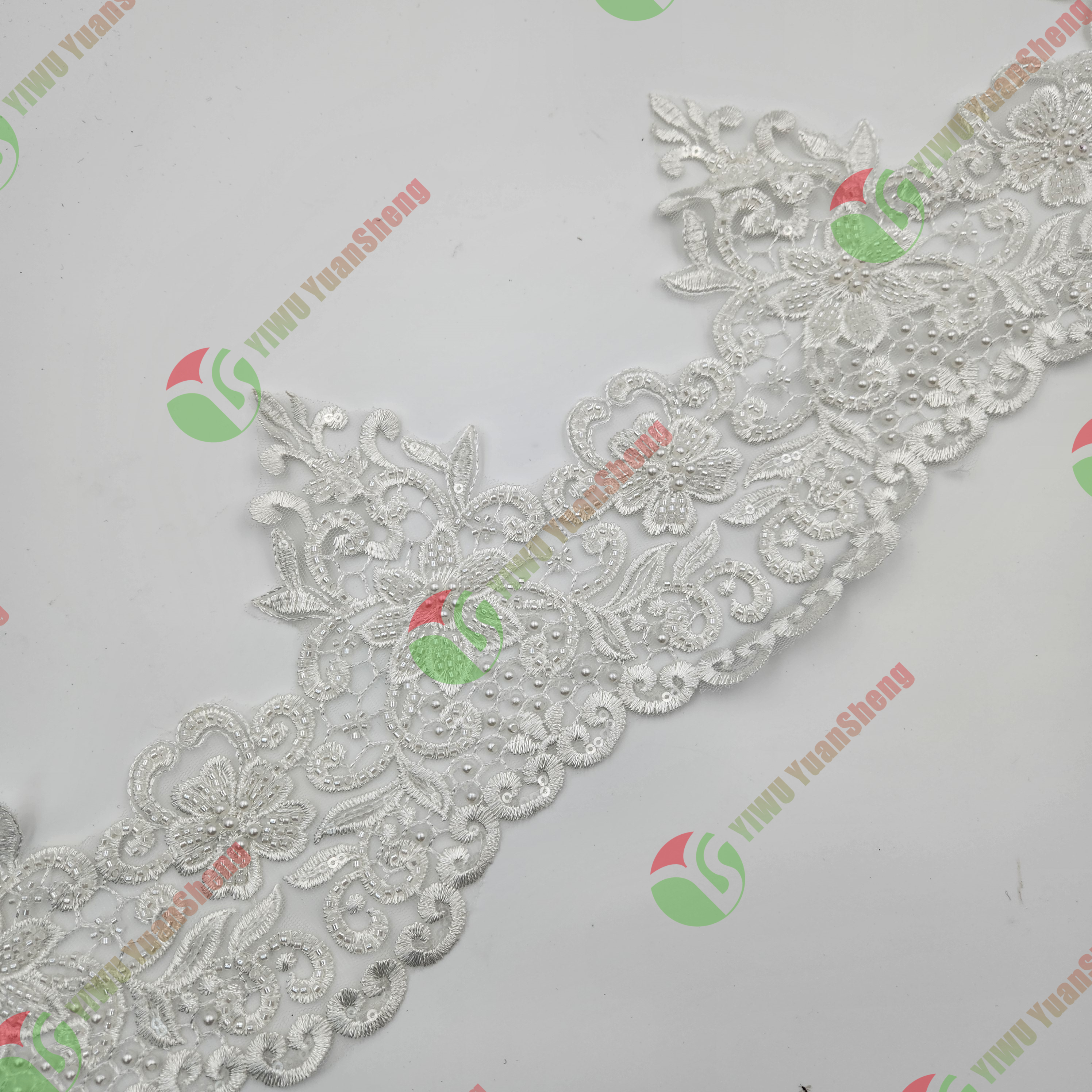 Glass bead mesh lace YS5029#
