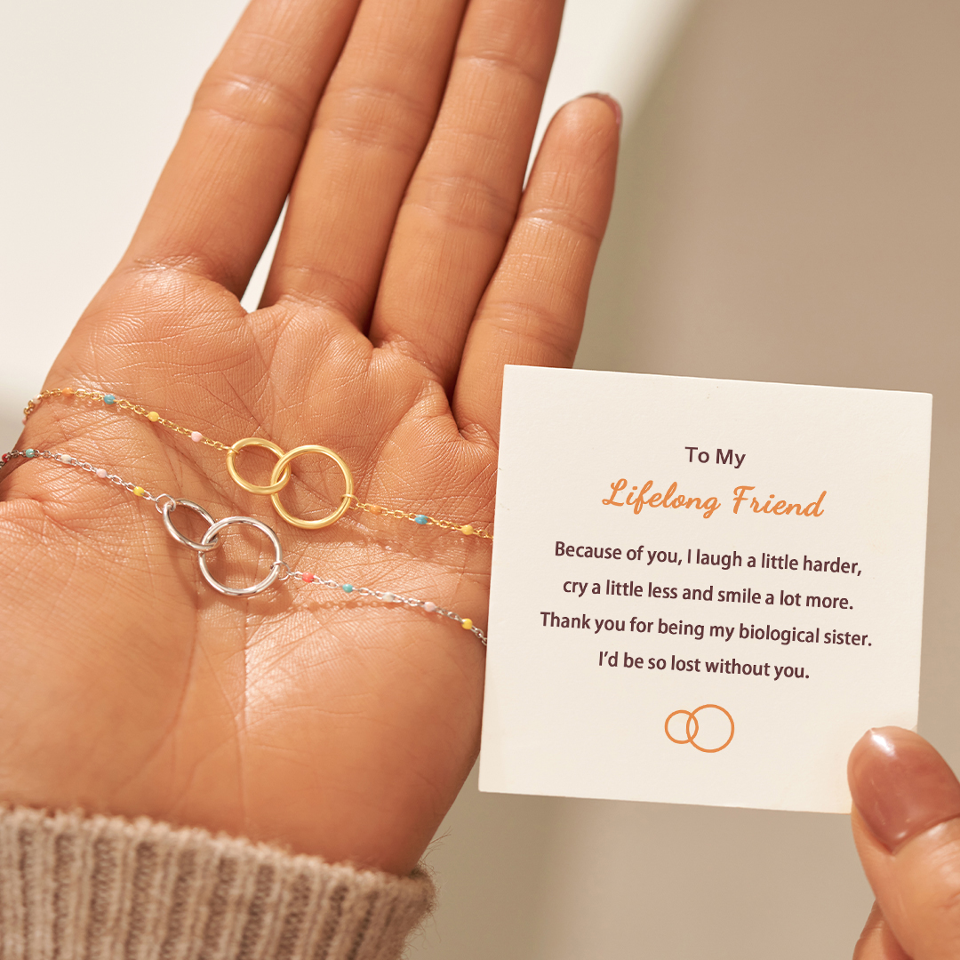 To Lifelong Friend Biological Sister Bracelet