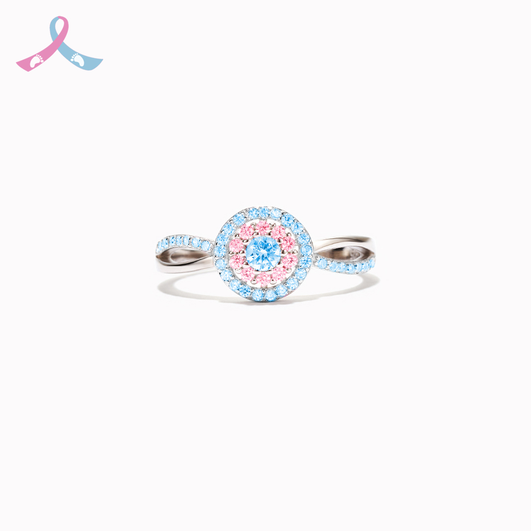 Mama of an Angel Circle Ring