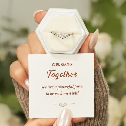 We Are A Powerful Force Pave Ring