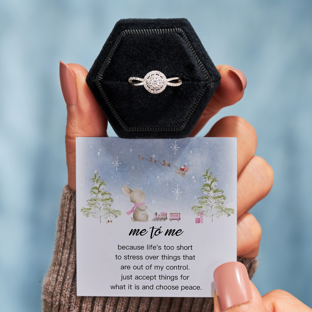 Me To Me Christmas Gift Choose Peace Ring
