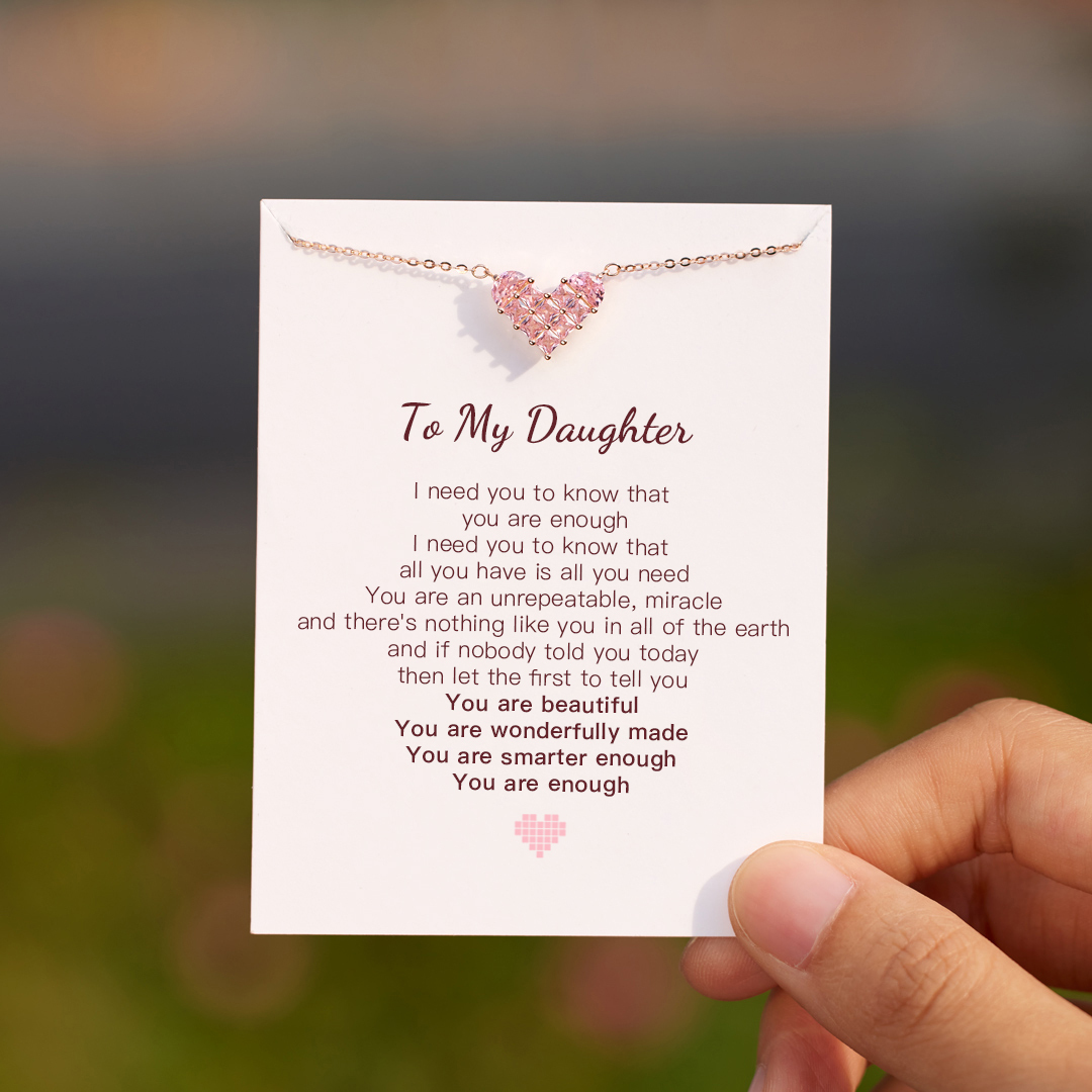 You Are Smarter Enough Heart Necklace