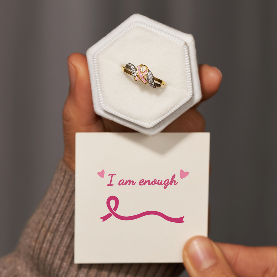 I Am Enough To Defeat Cancer Ring