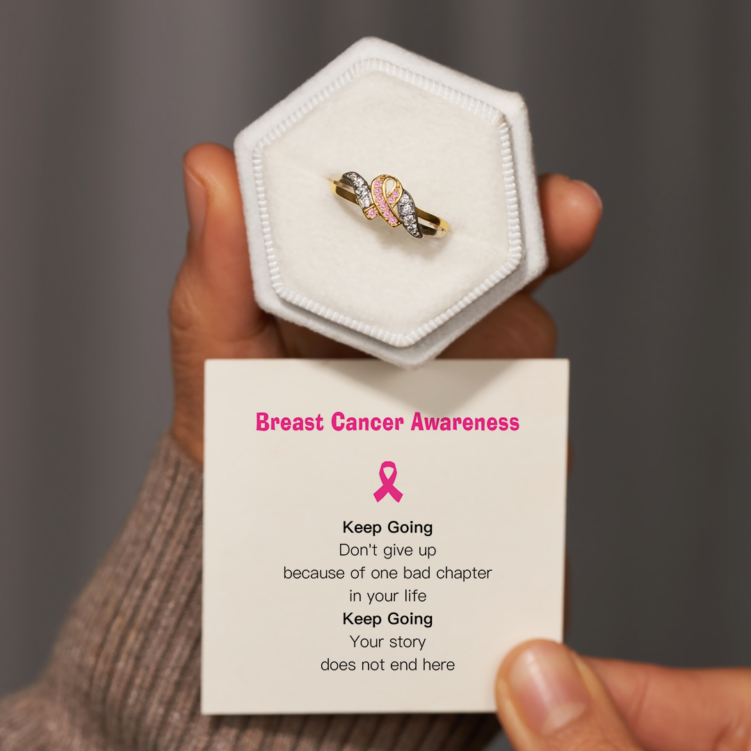 Raise Awareness Of Cancer Keep Going Ring