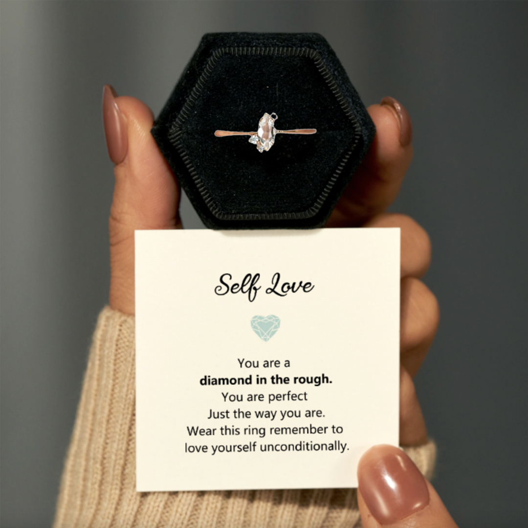 You Are A Diamond Self Love Ring