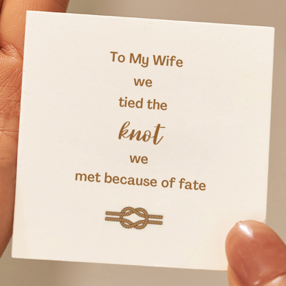 We Met Because Of Fate Bracelet