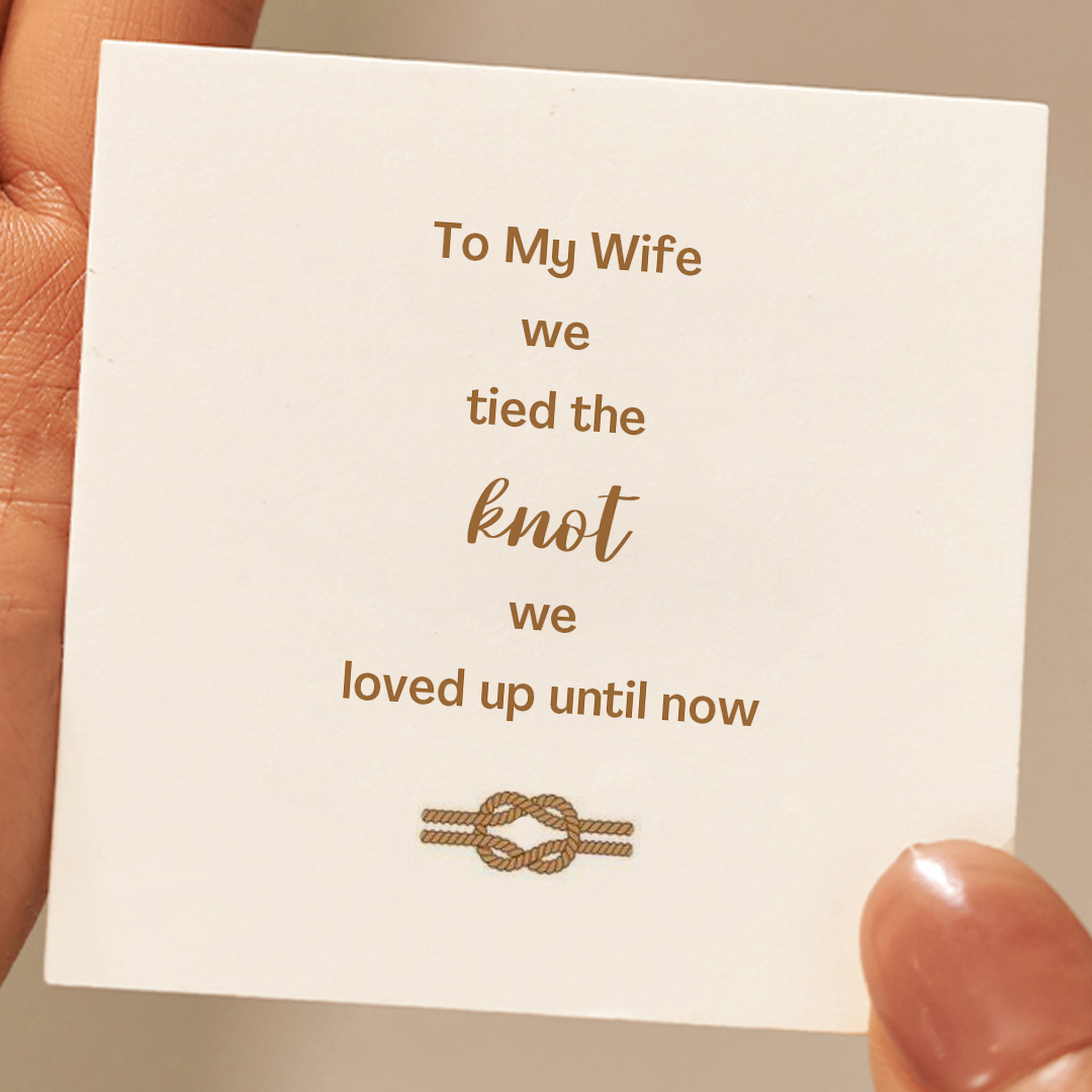 We Tied The Knot Bracelet