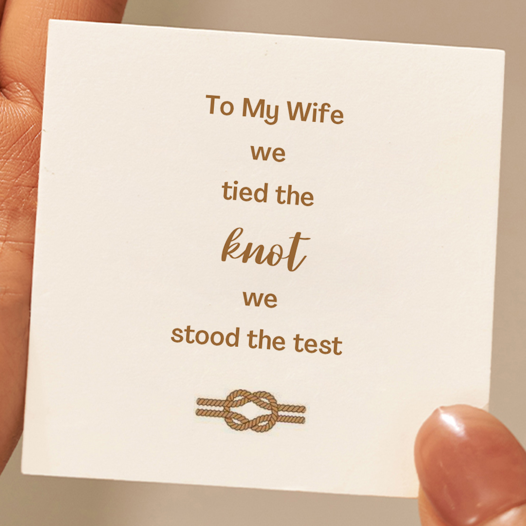 We Stood The Test Knot Bracelet