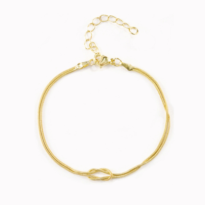 Mother & Daughter Forever Loved Knot Bracelets