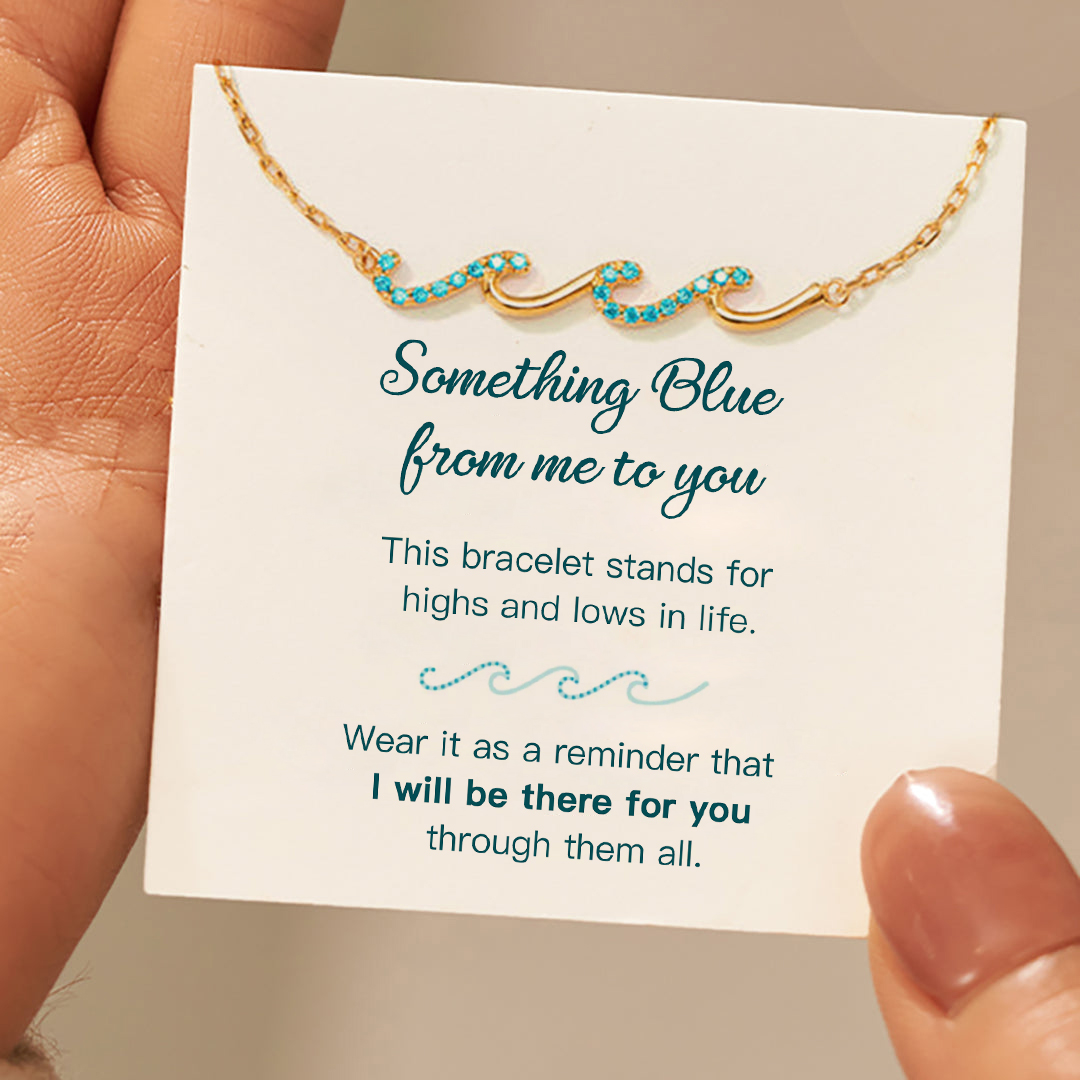 Something Blue Wave Bracelet
