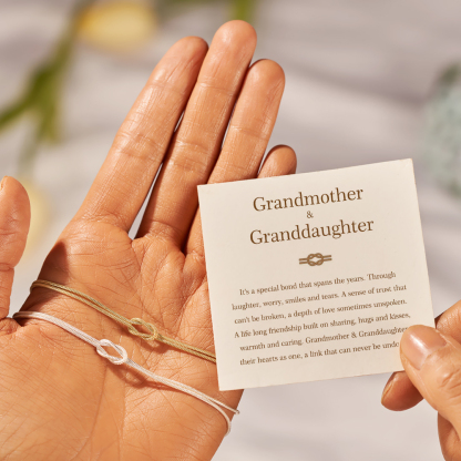 Grandmother & Granddaughter Knot Bracelet