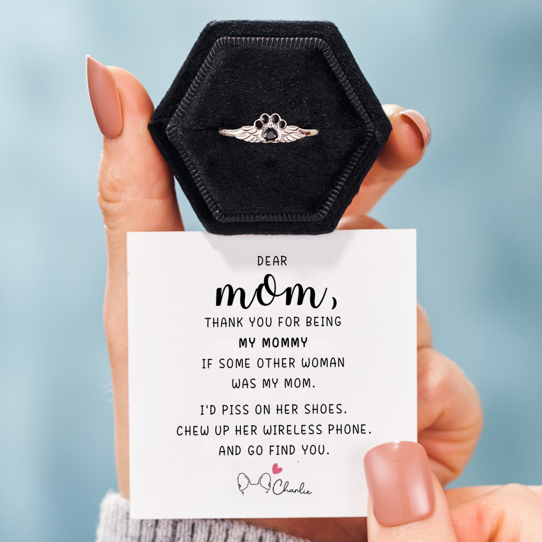 Dog Mommy Paw Ring