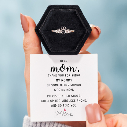 Dog Mommy Paw Ring