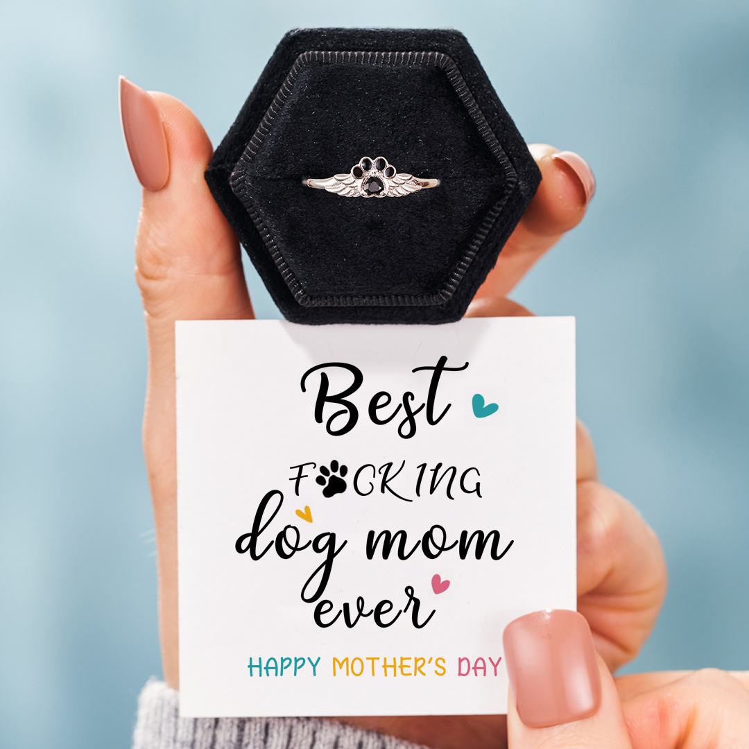 Best F❤cking Dog Mom Ring