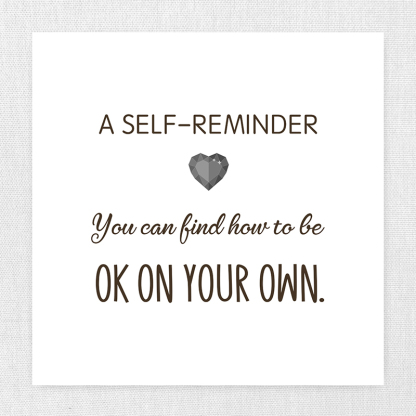 Ok On Your Own Diamond Ring