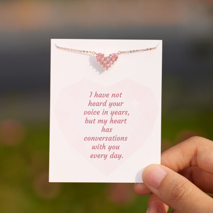 My Heart Has Conversations With You Forever Necklace