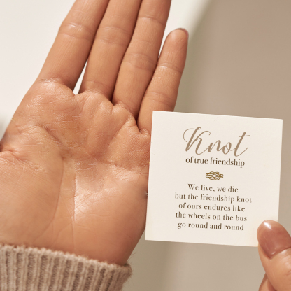 Friendship Knot Endures Bracelet