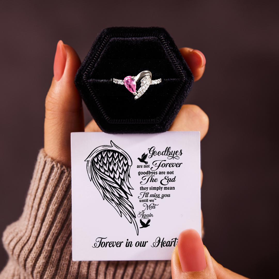 Forever In Our Hearts Half Heart Ring
